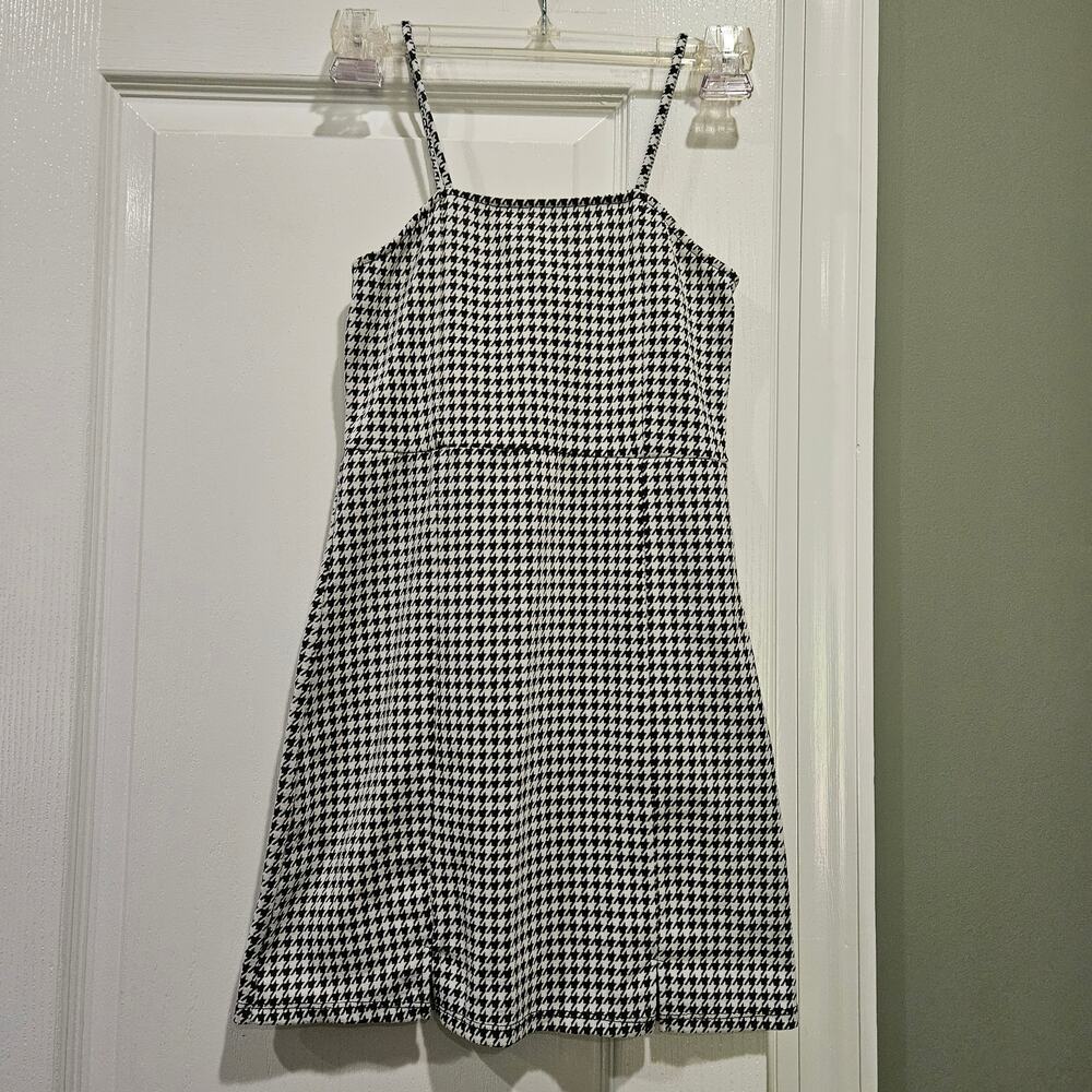 Art Class Gingham Spaghetti Strap Dress Size M (8)